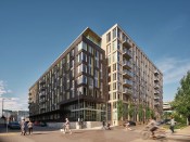 Exterior of the Modera Pearl in Portland, Ore.