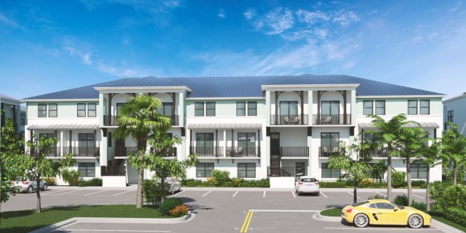Garden-style apartments are planned for Terra's new development in Florida.