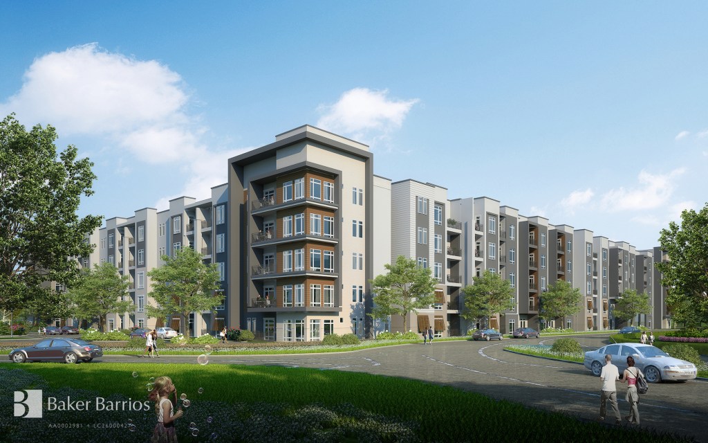 Once completed in April 2022, Deseo Grande will bring 365 luxury apartments to Orlando, Fla.