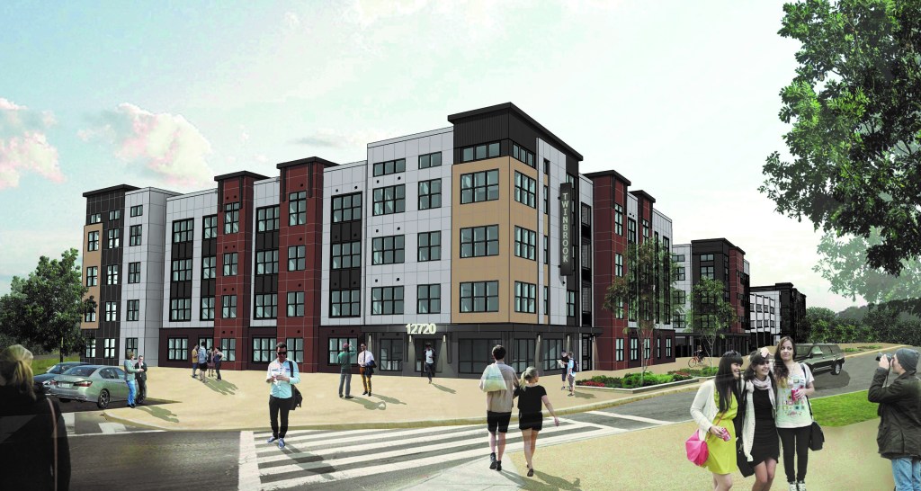 In October, AvalonBay Communities will open 238 new apartments at Kanso Twinbrook in Rockville, Md., near Washington, D.C. Courtesy AvalonBay Communities