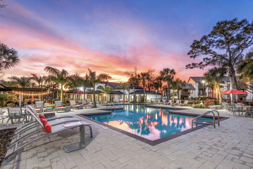 The Vinings at Palm Bay in Palm Bay, Fla., has been renamed The Braxton after being acquired by American Landmark Apartments.