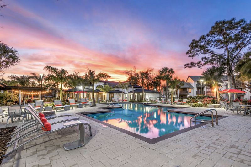 The Vinings at Palm Bay in Palm Bay, Fla., has been renamed The Braxton after being acquired by American Landmark Apartments.