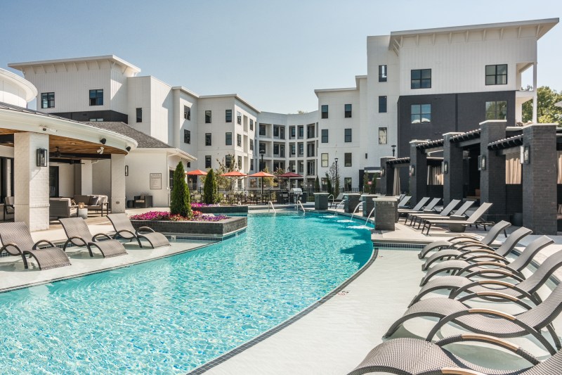 A 355-unit property in Mount Auburn's portfolio, representative of the communities the programmatic joint venture will invest in, in Raleigh, N.C.
