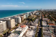 Aerial photo of Surfside, Florida