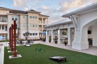 Residents can enjoy a variety of lawn games at The Edison in Fort Myers, Florida.