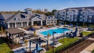 Completed this year, Parc at Murfreesboro features 359 one-, two-, and three-bedroom units with top-of-the-line features and amenities in the Nashville, Tennessee, suburb.