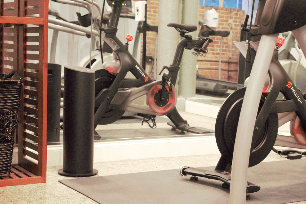 Prolitec’s AirQ system brings a fresh scent to the gym at Retreat at Cross Mountain in San Antonio.