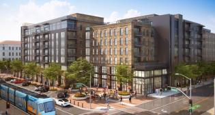The mixed-use Rafferty in Santa Ana, California, will be steps away from restaurants, shopping, and arts as well as less than a half-mile from city, county, and federal office buildings.