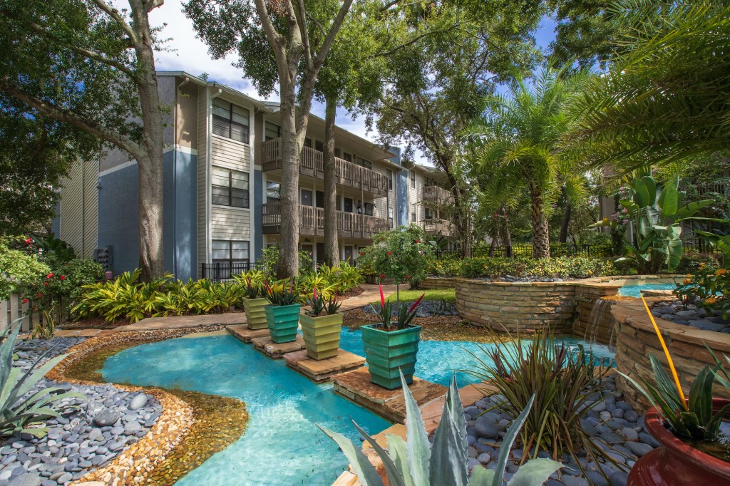 Stillwater Palms features 396 garden-style units in Palm Harbor, Florida.