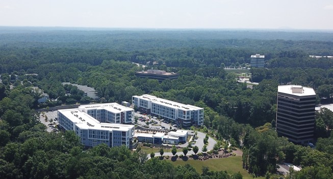 Recognizing the need to provide additional multifamily housing options, the city approved a request to rezone a parcel within an existing office park that had originally been master-planned and zoned for an office component to a new multifamily use.