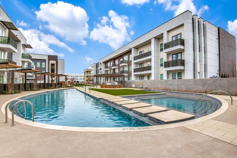 Mezzo brings 378 units of luxury multifamily housing to Aubrey, Texas, a suburb of Dallas.