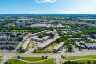 Built in three phases, The Thread Apartments in Dallas comprises over 600 apartments.