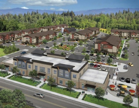 Harrington Place, a 350-unit multifamily community in Ferndale, Washington, from developer Grandview North.