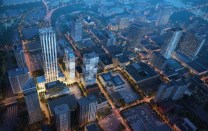 Paramount will stand at 60 stories and 750 feet tall upon completion.