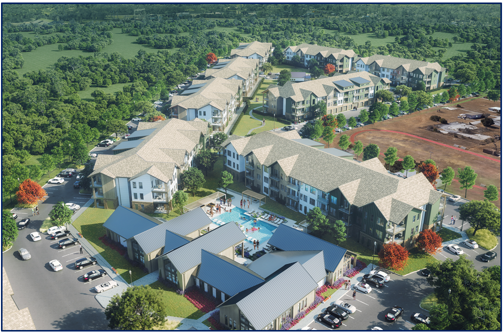 Altitude at Brooks will sit on 14 acres in the southeast quadrant of the Brooks campus in San Antonio.