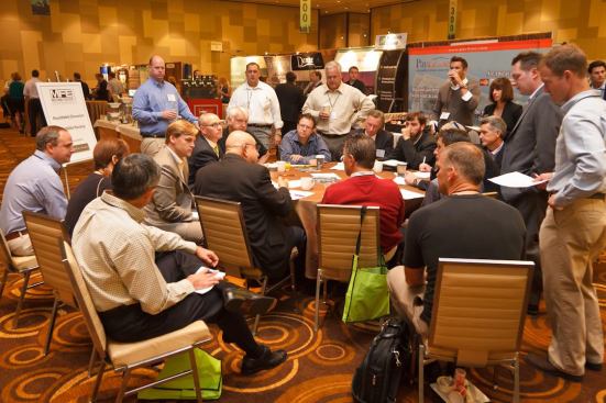 The moderated breakfast roundtable discussions, like this one on affordable housing, were a huge draw for attendees looking for a more intimate conversation with their peers about hot-button topics.