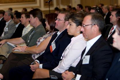 Attendees listened as the panelists discussed their strategies to get through the next few months of tight credit, growing job losses, and general anxiety in the marketplace.
