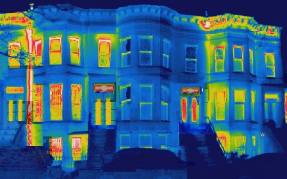 Zola's thermal image shows the performance of original windows and American Heritage SDH replacements.