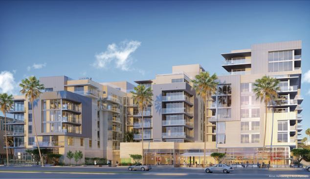 THE RIGHT MIX: Half the 318 units at the $350 million Village at Santa Monica will be high-end luxury condos; the other half, affordable housing.