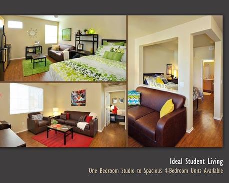 Undergraduate and graduate students at the University of California–Irvine now have an opportunity to experience an entirely new type of housing: on-campus townhome-style living. Developed by American Campus Communities, this student housing project sits on an 11-acre infill site. It offers 720 units ranging from 349 square feet to 1,499 square feet with a total of 1,760 beds. The project, which links directly to the campus core via pedestrian/bike trails and a shuttle, features dedicated bicycle parking and a seven-story vehicle parking structure nearby. The entire project was designed to LEED Gold standards, and its innovative design and layout provide daylight views for nearly 100 percent of its regularly occupied areas. The design also promotes a sense of community and encourages student interaction. A LEED Gold clubhouse serves as the focal point of the community and is packed with amenities, including a resort-style pool.