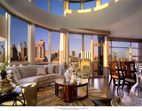 Although Philadelphia’s South Broad Street is the heart of the city’s cultural scene, the southern end of the street was blighted until Dranoff Properties redeveloped it into 777 South Broad. The mixed-use project, which is situated on land formerly owned by the Philadelphia Redevelopment Authority, offers 146 loft apartments, 191 parking spaces, and 18,835 square feet of ground-floor retail. Featuring a glass-and-brick fa&ccedil;ade accented by a dramatically lit beacon, the five-story building is set back 28 feet from the street to encourage sidewalk caf&eacute;s and pedestrian-friendly activities. Located at the nexus of the city’s transit system and featuring Philadelphia’s first electric-vehicle charging station, 777 South Broad is the City of Brotherly Love’s first and only LEED Silver–certified multifamily building. Unit interiors feature 10-foot ceilings, floor-to-ceiling windows for unobstructed city views, bay windows, granite countertops, and stainless steel appliances. The project’s lavish “sky deck” includes a hot tub, sun deck, and outdoor dining space.