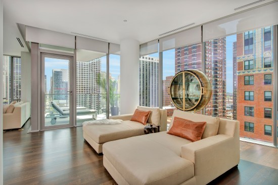Balconies off each condo alternate at the corners to offer privacy and noise control for occupants.