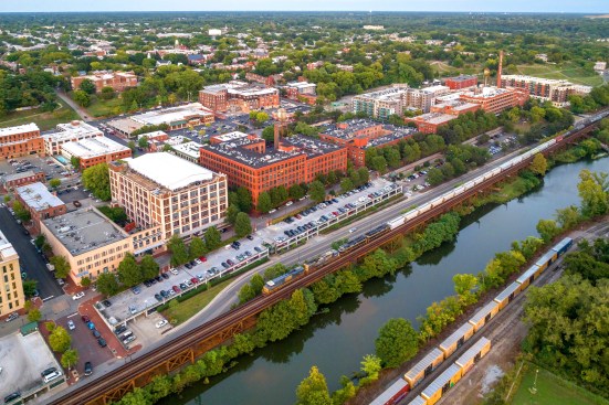 The River Lofts at Tobacco Row comprises 742 units with a diverse range of apartments, from studios to three-bedroom lofts and townhomes.