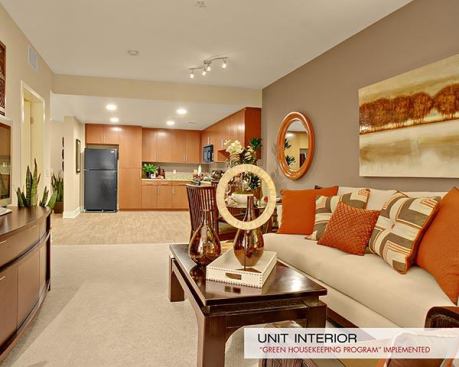 As the first new development project within the city of Anaheim’s Canyon Specific Plan in more than a decade, The Crossing at Anaheim serves as a catalyst for neighborhood redevelopment. The 312-unit luxury rental project, which features 11 floor plans ranging from 639 square feet to 1,421 square feet, replaced a group of obsolete industrial buildings. Situated on 5.2 acres, it’s adjacent to a MetroLink/Amtrak transit station, providing a viable alternative in this car-centric region. Not only does the infill project utilize existing infrastructure, it also includes dedicated parking for 120+ bicycles. The community achieved LEED Gold certification with green features such as cool-roof technology to reduce the heat island effect, a stormwater runoff system, and a green housekeeping program. The Crossing also features a host of amenities, including a resort-style pool and an organic courtyard garden with fruit and herbs.