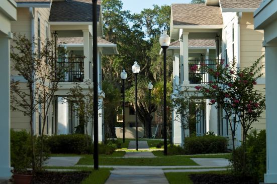 The Michaels Organization partnered with the Sarasota Housing Authority to redevelop the distressed Janie Poe public housing site in Sarasota, Fla., and build Janie’s Garden (pictured).