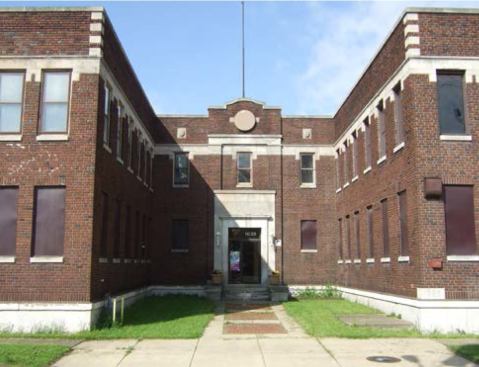 Front of the old industrial building used as RDL Architects’ case study project for MFE’s Concept Community. The original building was constructed in 1928.
