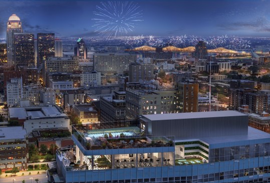 The 800 Tower City Apartments in Louisville, Kentucky.
