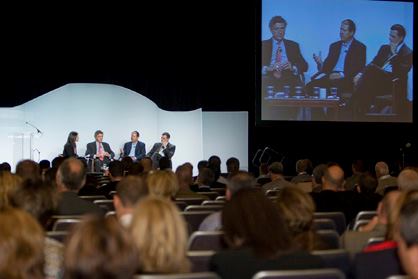 Nearly 500 people came to hear the view from the top from three of the industry's leading CEOs.