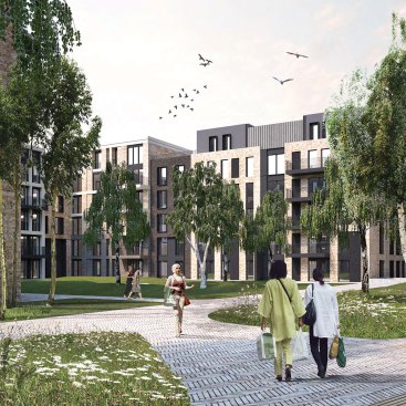 Cortland Cassiobury, a 23-story, 485-unit tower planned for Ascot Road in Watford, Hertfordshire, England, will rise about 15 miles from central London and is slated to open in 2021.