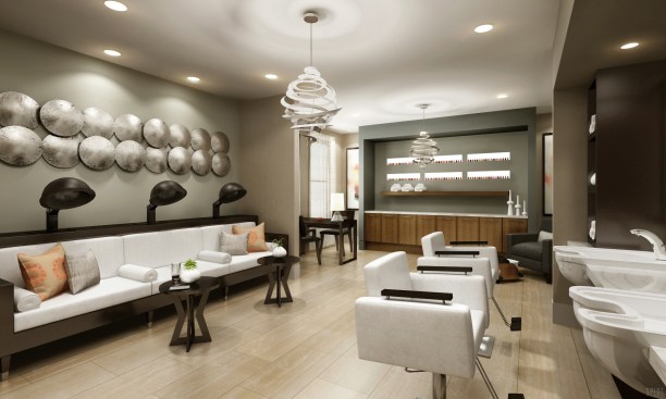 Among the Avanti's amenities are this salon/spa for residents.