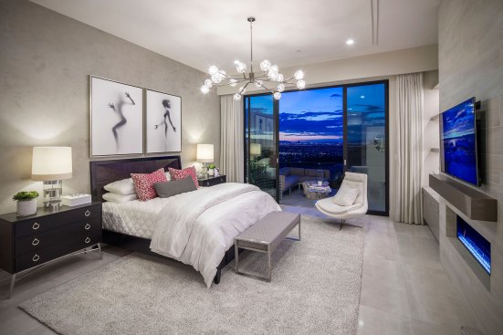 Due to the climate, big sliding glass doors open wide in every room; there are outdoor living spaces; and views can be savored from indoors, too, no matter the weather.