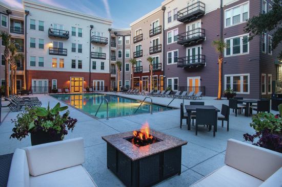 The Boulevard offers residents a saltwater pool.