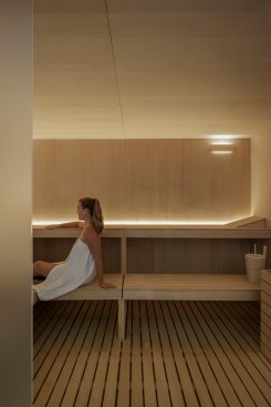 The Kalea Bay Wellness Center in Naples, Florida, was designed by CID Design Group to help users rejuvenate, reenergize, or start a new workout routine.