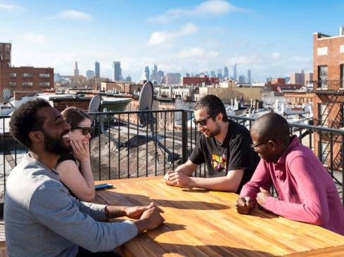 Co-living embraces aspects of community important to residents like those at this Common property in Brooklyn.