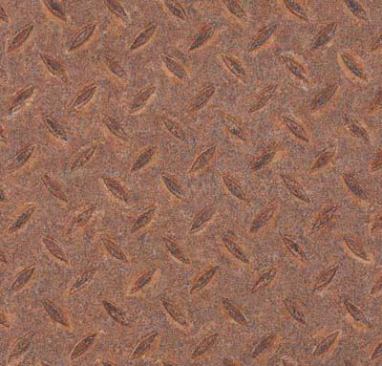 Floor residents with Urban, a new vinyl flooring collection from Parterre. Urban features a three-dimensional tread-plate design and is perfect as an accent pattern, complementing other products in the company's fused floor line. Urban comes in charcoal and tarnish colors and is available in a large 18-inch-by-18-inch tile size. For more information, call Parterre Flooring Systems at 888-338-1029 or visit www.parterreflooring.com.