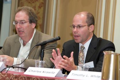 Charles Krawitz, managing director of KeyBank Real Estate Capital, told attendees that although CMBS lending and smaller banks have all but dried up, it is still possible to close deals in major metros, so long as they are valued under $50 million.