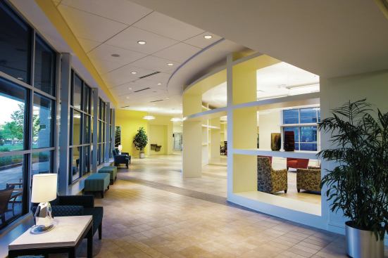 The amenity center at Hummingbird Pointe, a 236-unit Cleveland property built in 1969 and recently renovate by Forest City Enterprises.