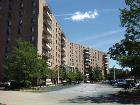 A "before" shot of Forest City's Hummingbird Pointe Apartments in Cleveland.