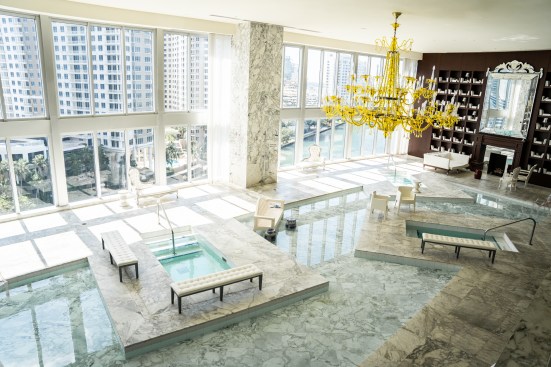 In Miami, Icon Brickell residents have access to a sprawling spa with eucalyptus steam rooms and a water lounge.