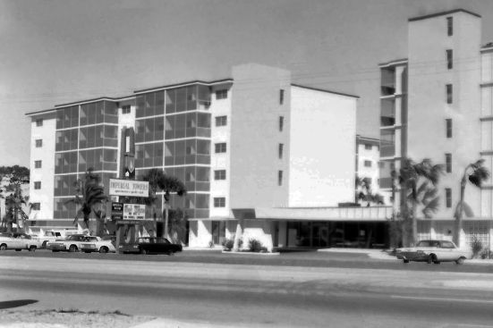 Imperial Towers Apartments in the 1960s.