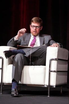 John Isakson, chief capital officer at Atlanta-based Preferred Apartment Communities, moderated the investment panel.