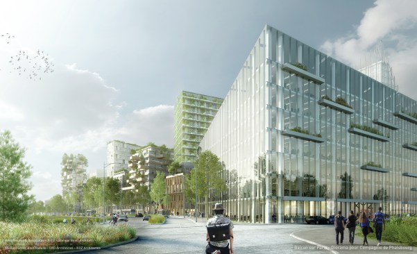 The neighboring La Cour Verte project.