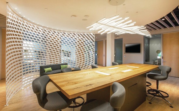 At The Colony in West Covina, Calif., LMC programmed 11 conference rooms into its STLT co-workspace, a branded amenity the firm has developed at 14 properties so far.