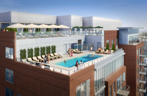 KTGY's m.flats Crystal City in Arlington, Va., is an 11-story, 203-unit concrete frame
high-rise apartment community.&nbsp;