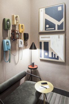 Kilby, a Toll Brothers Apartment Living community in Frisco, Texas, features an acoustically isolated room where residents can take a quick phone call or do remote work.