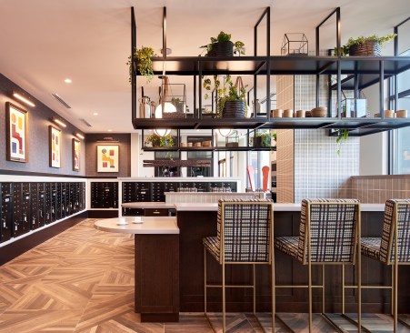 At Notion in Decatur, Georgia, the property’s mailroom even features its own coffee bar.